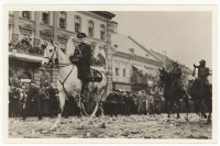 KASSA 1938. Bevonulás, képeslap 
