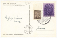 KASSA 1938. Bevonulás, képeslap 