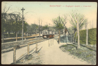 BUDAPEST 1912. Zugliget, villamos, régi képeslap