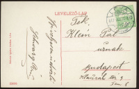 LÉVA 1911. Báti utca, régi képeslap