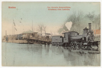 GOMBOS 1909. Komp, gőzmozdony érdekes képeslap
