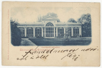 TATATÓVÁROS 1903. Angolparki Pálmaház, régi képeslap