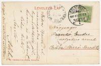KOLOZSVÁR 1907. Régi képeslap, üzletek