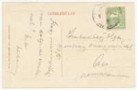 KUNSZENTMIKÓS 1913. Régi képeslap, W.L.
