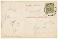KOLOZSVÁR 1912. Unitárius Kollégium, Kossuth L. utca, lovas hintó, Kövendy üzlete, régi képeslap