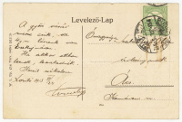 IPOLYSÁG 1913. Látkép, régi képeslap, vasútállomással W.L.