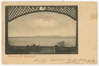 BALATONBOGLÁR 1900. Régi képeslap, Látkép