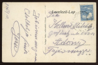 PÁND Régi képeslap 1930.