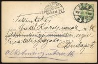 PÉCS 1909. evangélikus templom ,régi képeslap