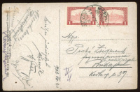 BALATONALMÁDI 1922. Vasútállomás, régi képeslap