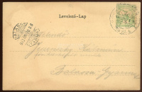 LŐCSE 1902. Régi képeslap, címer, litho