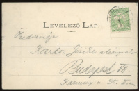 SZATMÁR / SZATMÁRNÉMETI 1908. Régi képeslap, tűzoltó őrtorony felavatása alkalmából tartott díszközgyűlés