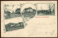 SZENDRŐ 1901. Régi képeslap , kastély