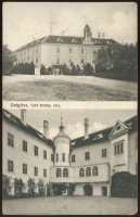 GALGÓC 1913. Régi képeslap Erdődy vár