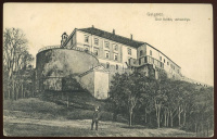 GALGÓC 1912. Régi képeslap, kastély