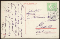 LÉVA 1911. Régi képeslap, Városi vigadó