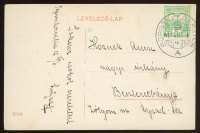 SORONKERESZTÚR 1912. Régi képeslap, kastély