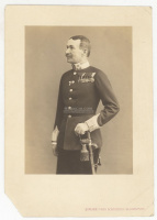Füle Kelecsényi Szende Ferenc ezredes, 82. székely gyalogezred parancsnoka, később vitéz és altábornagy fotója, Klagenfurt 1912-13. ca. 18*13cm