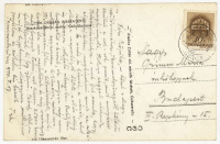 CSÍKMADARAS 1940. Deszkás kóboros szekér, fotós képeslap