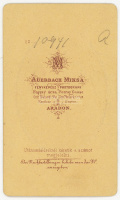 ARAD 1870. ca. Auerbach Hölgy, szép visit fotó