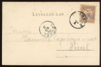 VERSEC 1900. Régi képeslap